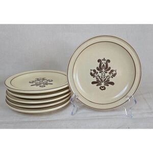 Vintage Pfaltzgraff Village Salad or Dessert Plates | Set of 6 | 1970s Mark